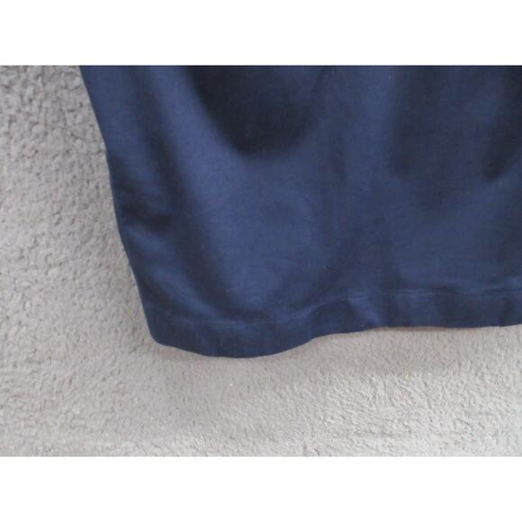 Chico's Womens No-Iron Blue Chic Stretch Bow-and-Grommet Tunic Top Sz 2, 12 US - Picture 16 of 16